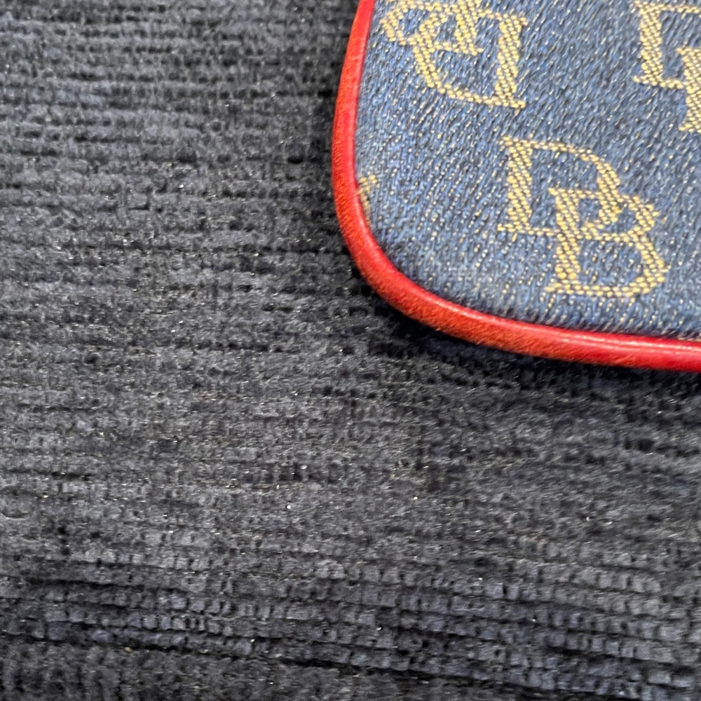 Dooney & Bourke Red and Blue Logo Wristlet - Picture 4 of 9